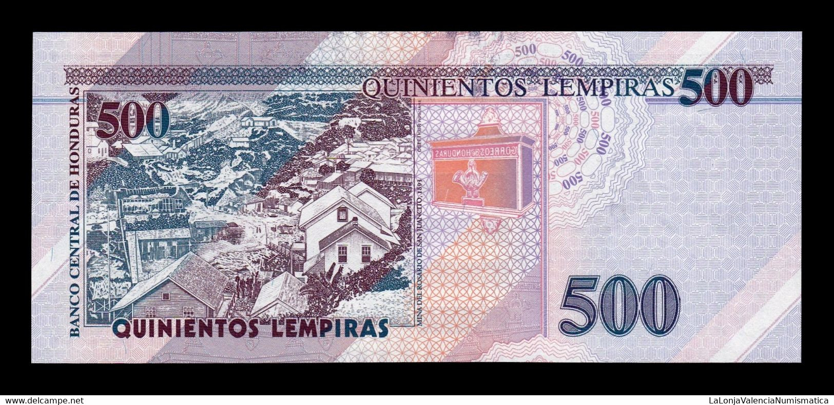 Honduras 500 Lempiras Dr. Ramón Rosa 2016 Pick 103c SC UNC - Honduras