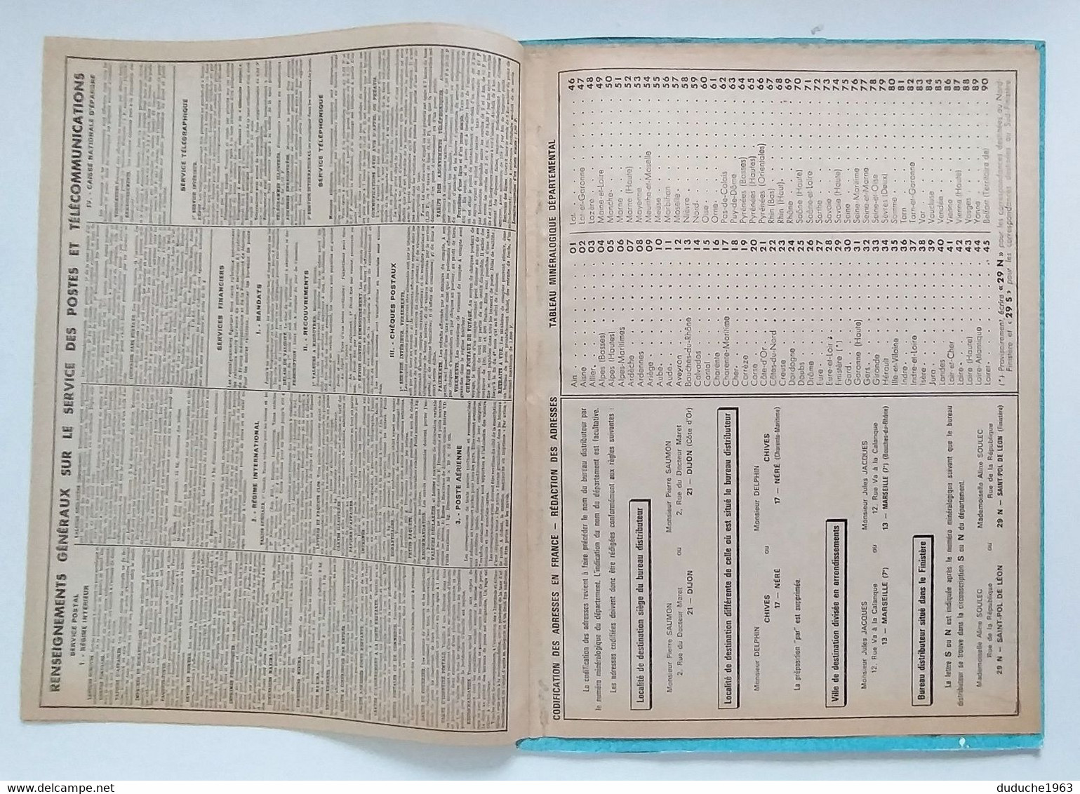 Calendrier La Poste - Almanach PTT 1966 - Paris-Seine - Grand Format : 1961-70