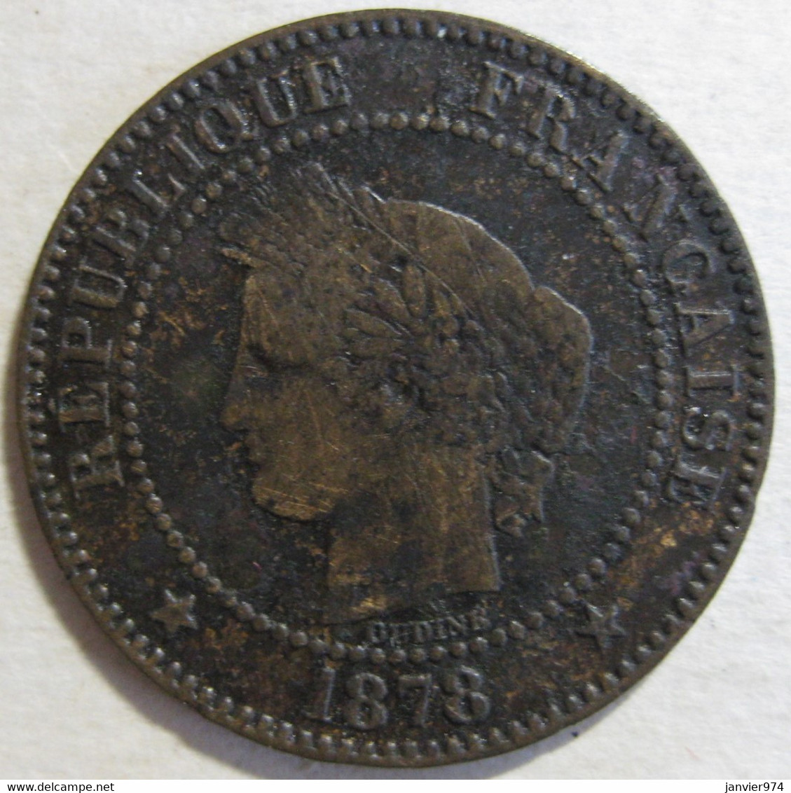 2 Centimes Cérès 1878  A Paris , En Bronze , Gad# 105 - 2 Centimes