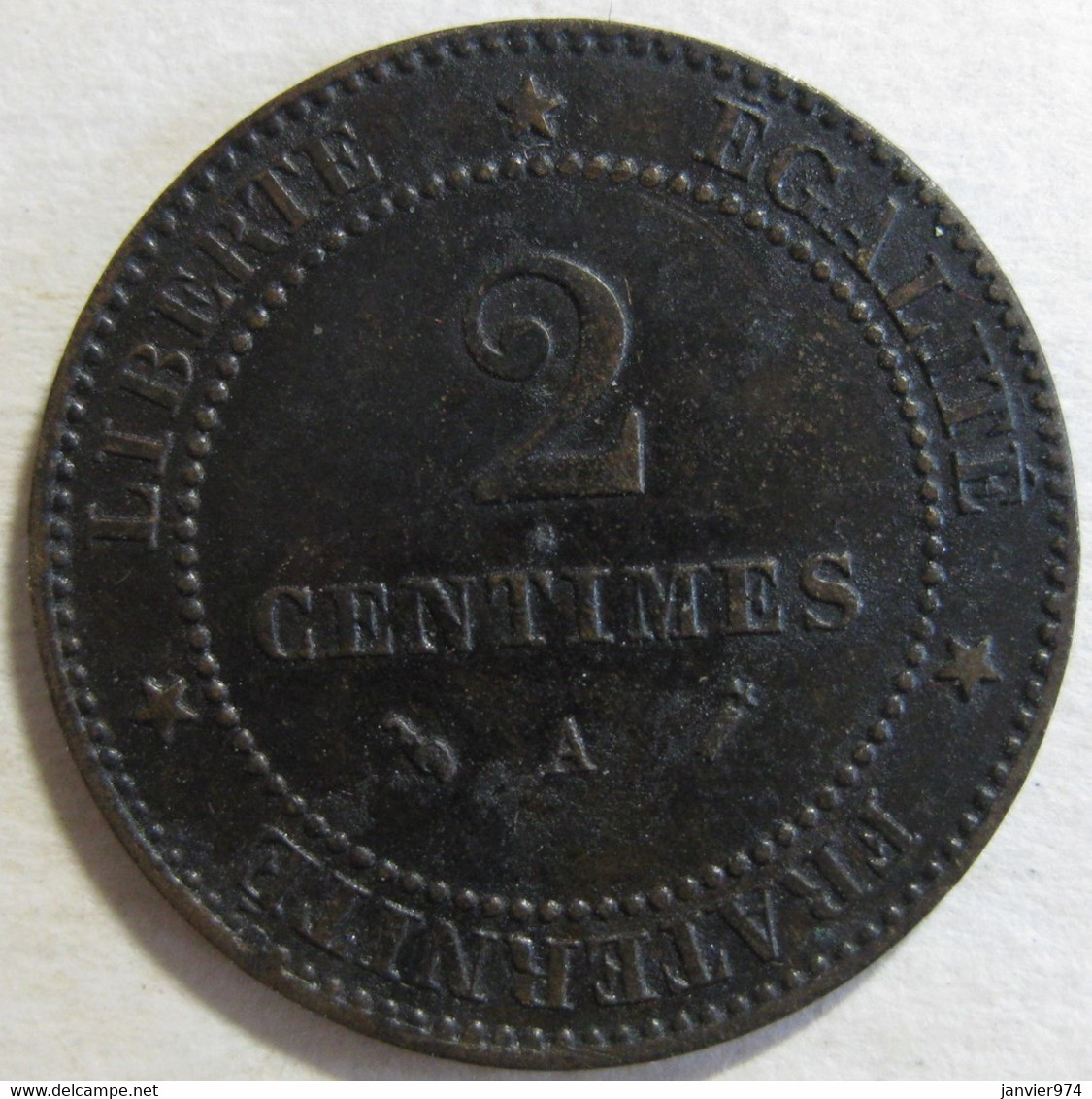 2 Centimes Cérès 1892 A Paris  , En Bronze , Gad# 105 - 2 Centimes