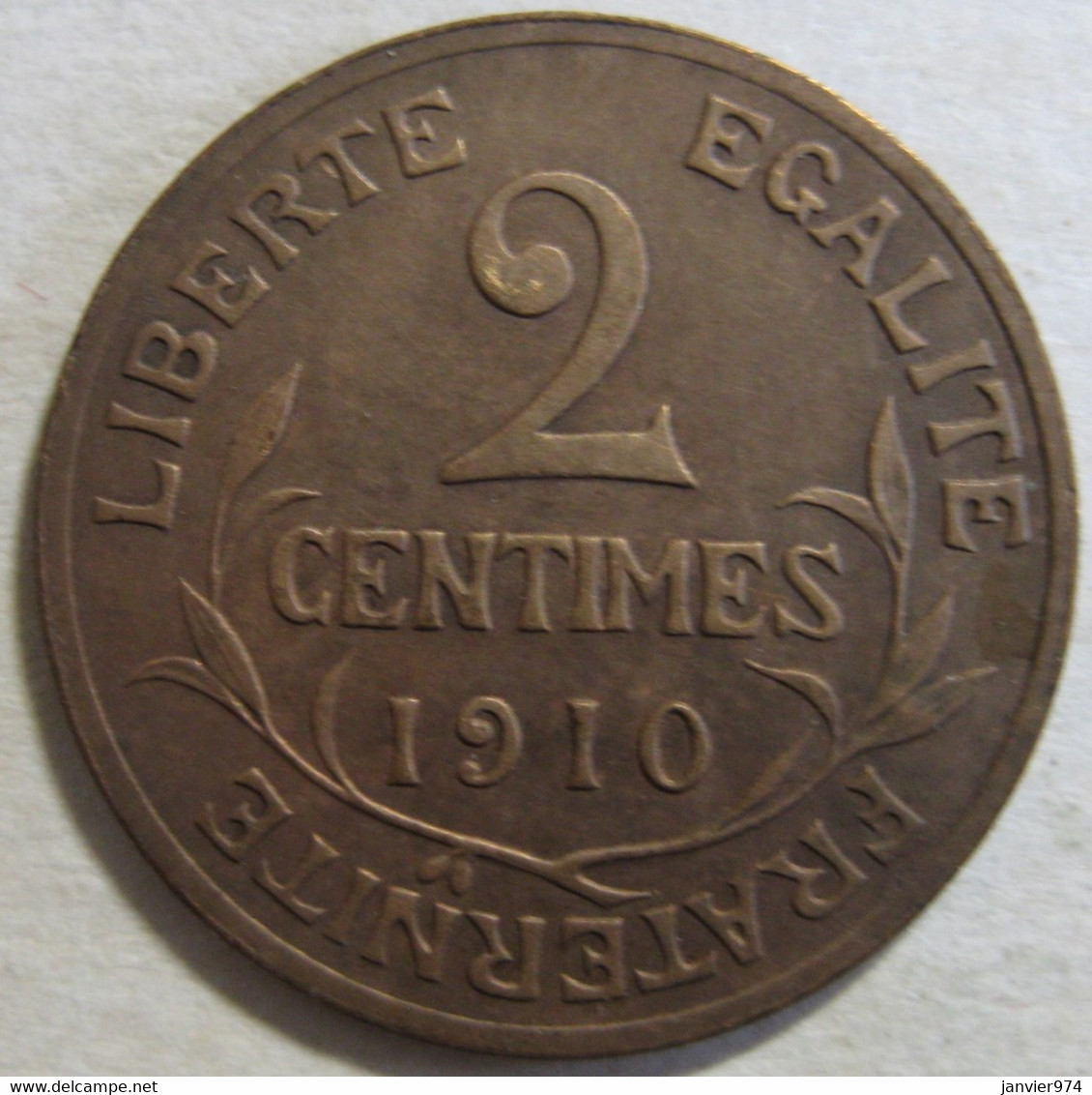 2 Centimes Dupuis 1910, En Bronze , Gad# 107 - 2 Centimes