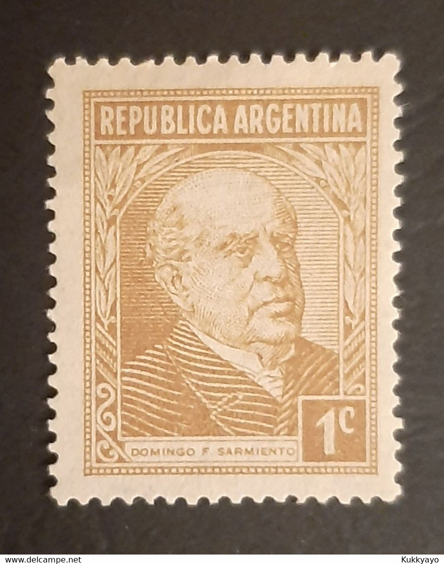 Francobolli Argentina Domigo Sarmiento 1935 - Nuevos