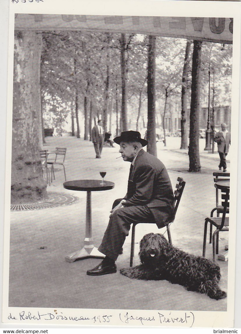 Robert  DOISNEAU  " Jacques Prévert Au Guéridon 1955 " - Doisneau