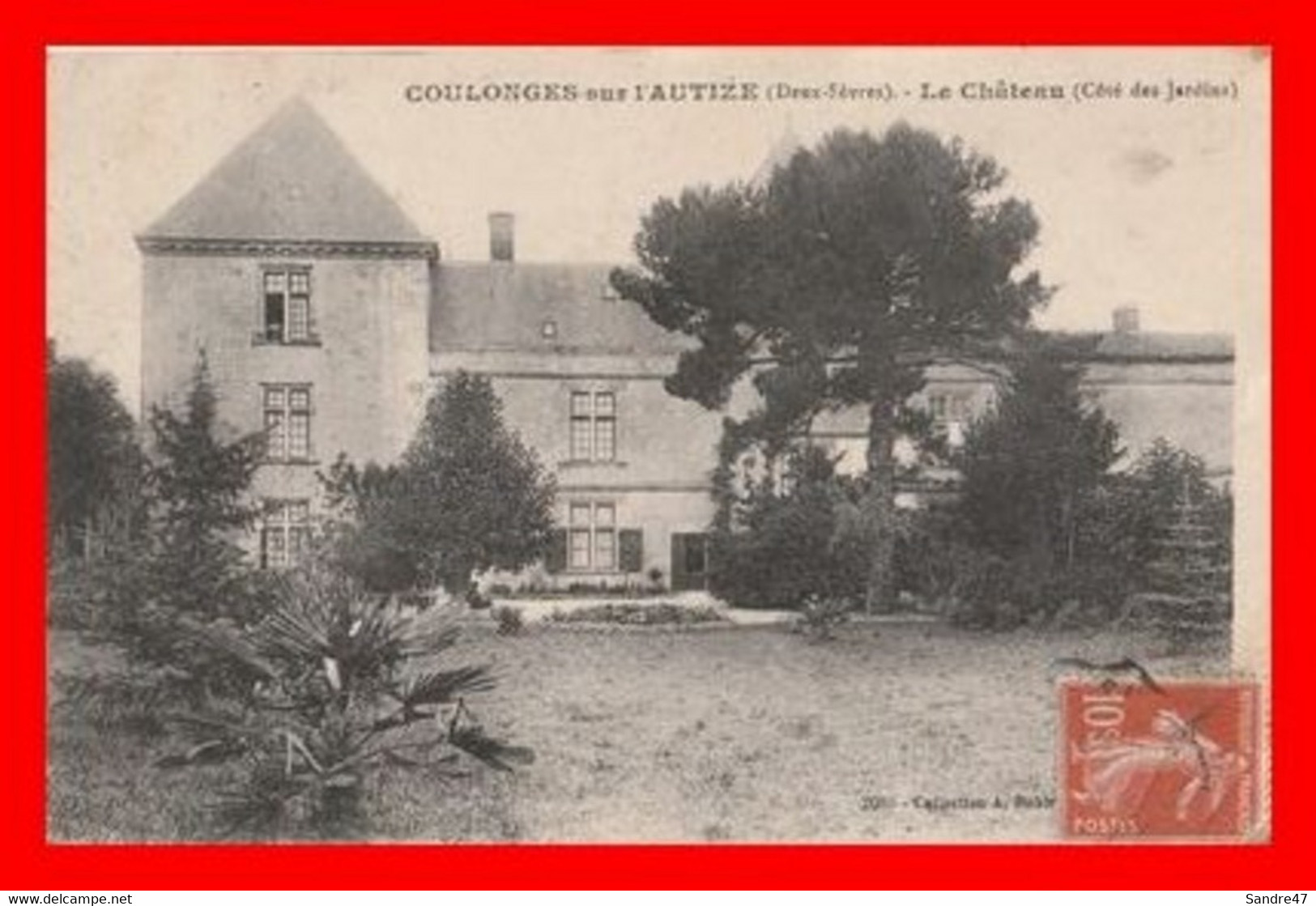 CPA (79) COULONGES-sur-L'AUTIZE.  Le Château, Côté Des Jardins...P612 - Coulonges-sur-l'Autize