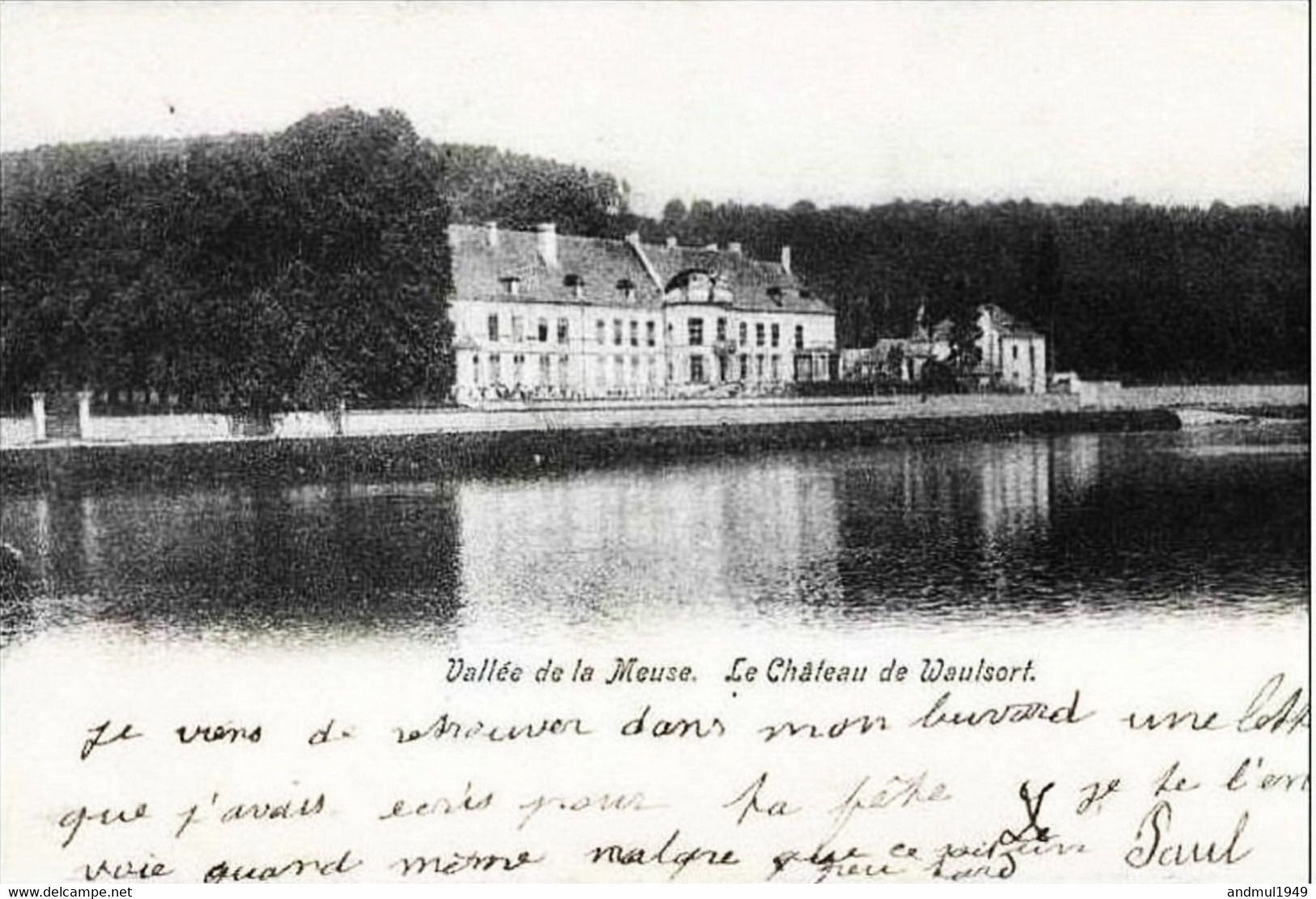 Vallée De La Meuse - Le Château De WAULSORT - Oblitération De 1904 - Hastière