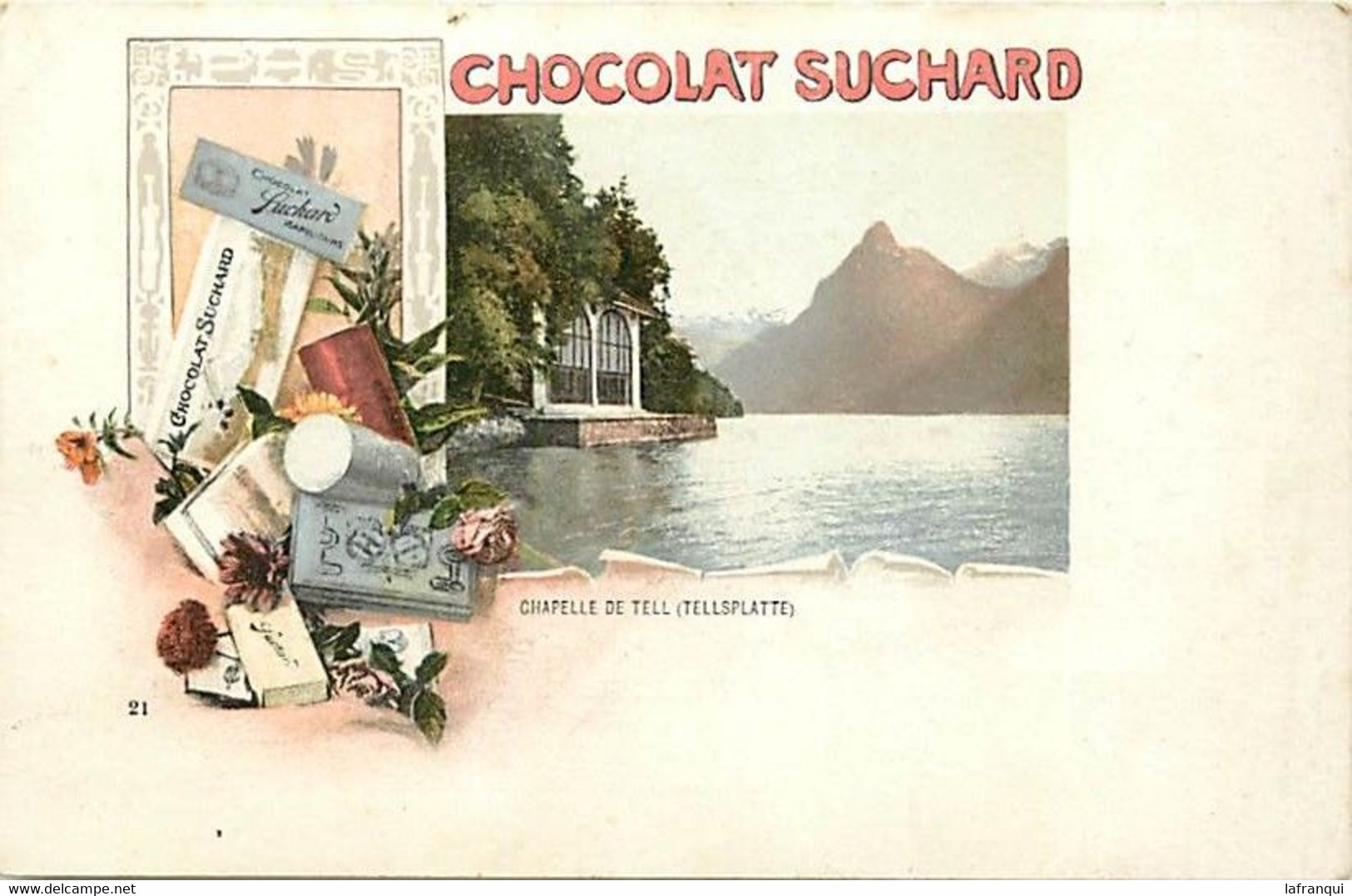 Pays Div -ref BB397 - Suisse - Publicité Chocolat Suchard - Chapelle De Tell - Tellspatte - - Chapelle