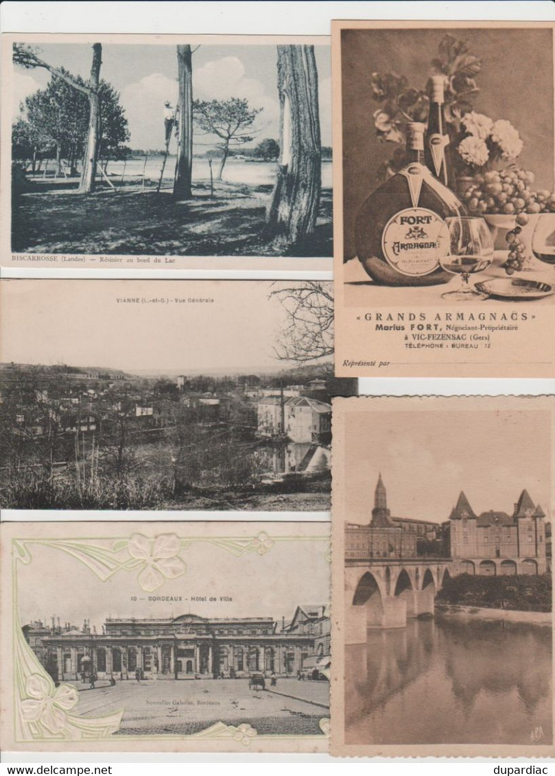 LOT De 1000 Cartes Postales De FRANCE, Toutes 9 X 14 Cm. - 500 Cartoline Min.