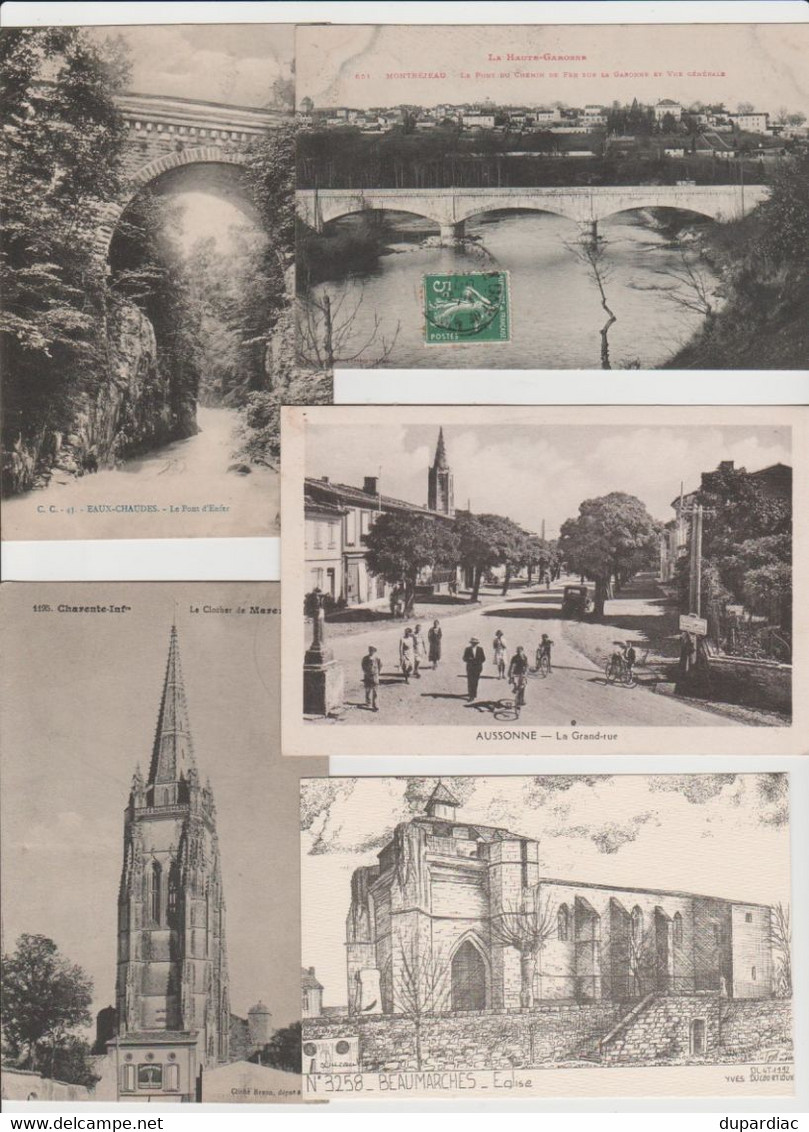 LOT De 1000 Cartes Postales De FRANCE, Toutes 9 X 14 Cm. - 500 Cartoline Min.