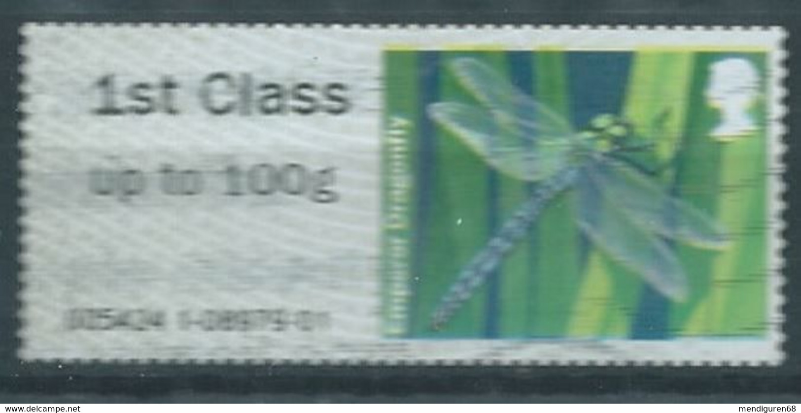 GROSBRITANNIEN GRANDE BRETAGNE GB 2014 POST&GO PONDS:THREESPINED STICKLEBACK 1ST CLASS UPTO 100 SG FS63 MI ATM 52 YT D50 - Post & Go Stamps