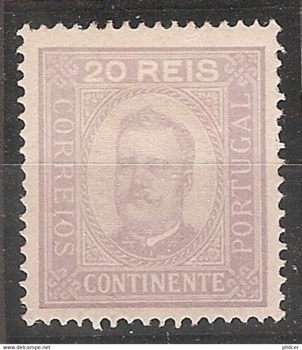 Portugal, 1905, 20 Reis, Reprint - Unused Stamps