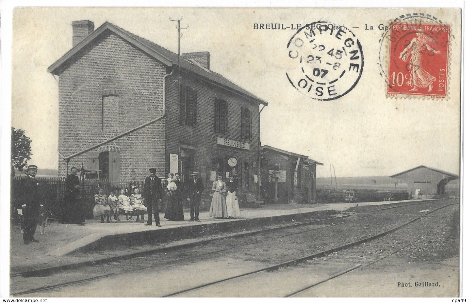 60   BREUIL - LE - SEC   LA  GARE - Otros & Sin Clasificación