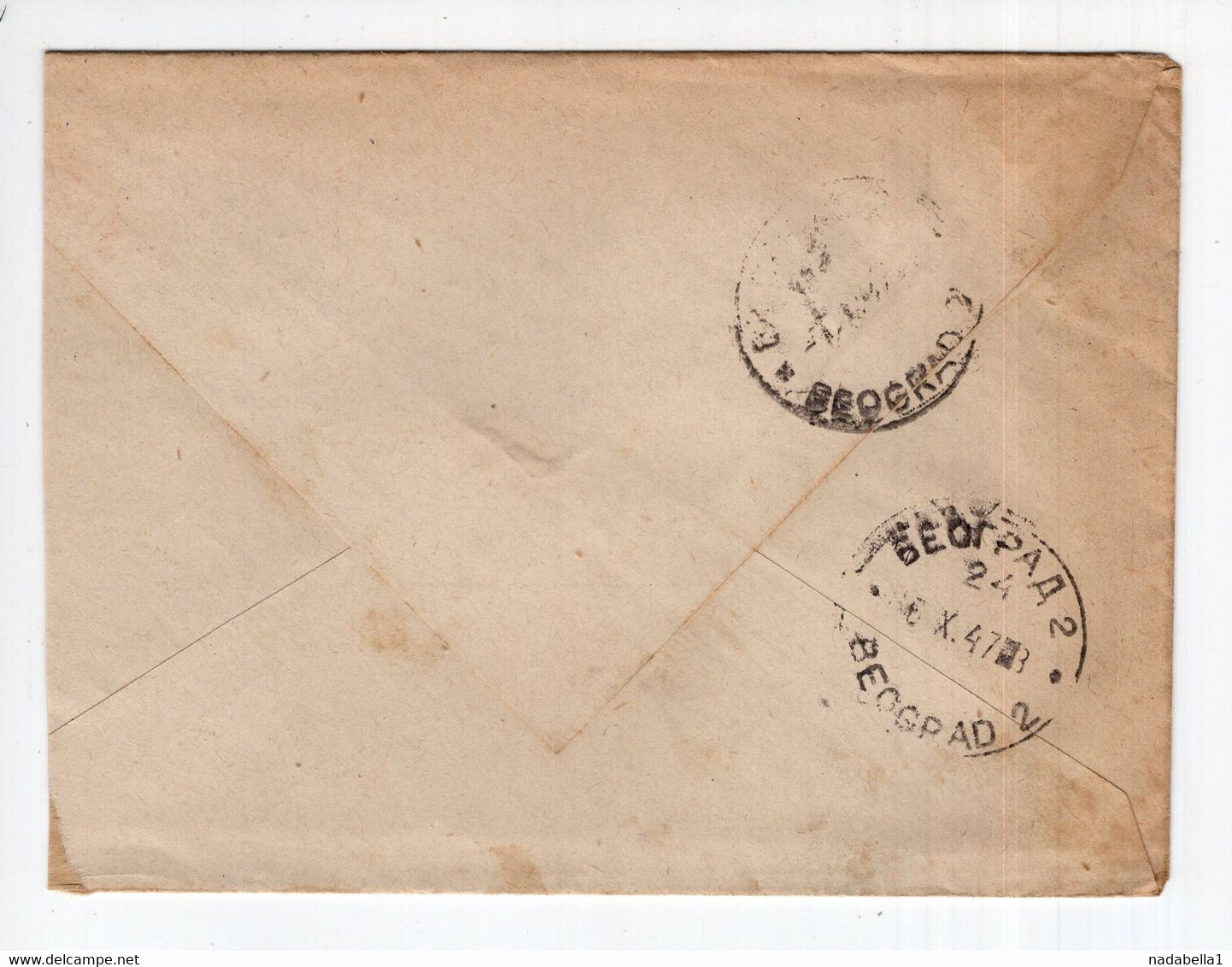 1947. YUGOSLAVIA,SERBIA,STANISIC,POSTAGE DUE,T COVER - Strafport