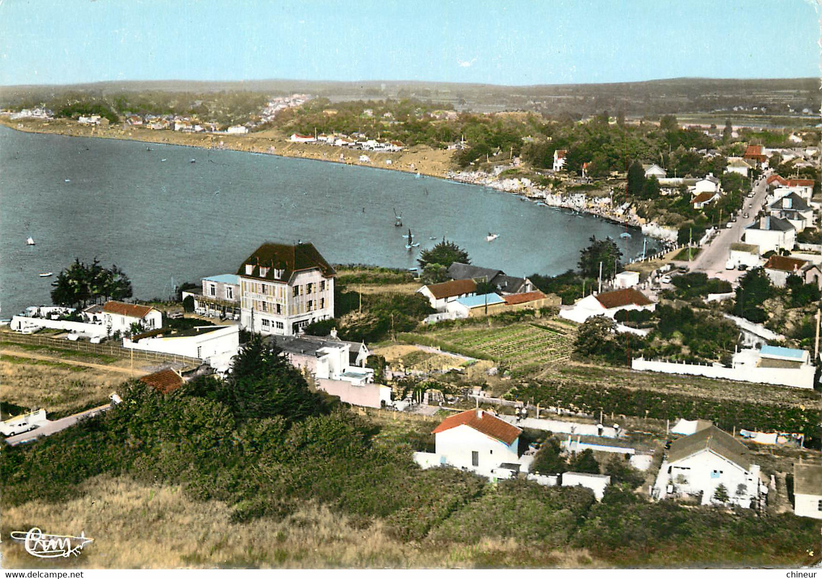 LA PLAINE SUR MER LE CORMIER PLAGE DE LA SOUZINIERE VUE GENERALE AERIENNE - La-Plaine-sur-Mer