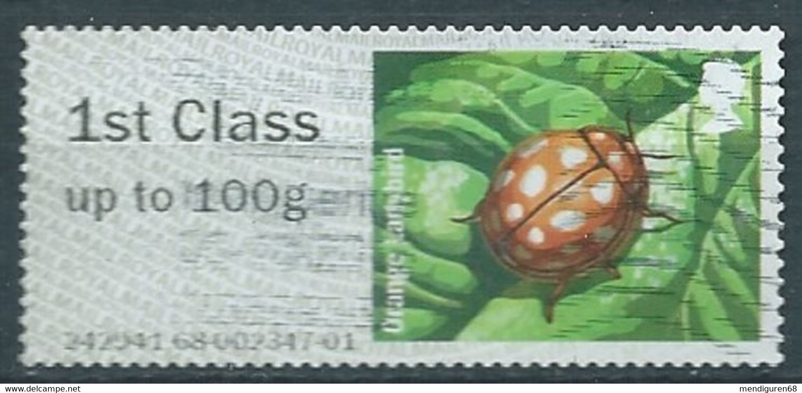 GROSBRITANNIEN GRANDE BRETAGNE GB 2016 POST&GO LADYBIRDS: WATER LADYBIRD FC Up To 100g SG FS159 MI AT114 YT D113 - Post & Go (distributeurs)