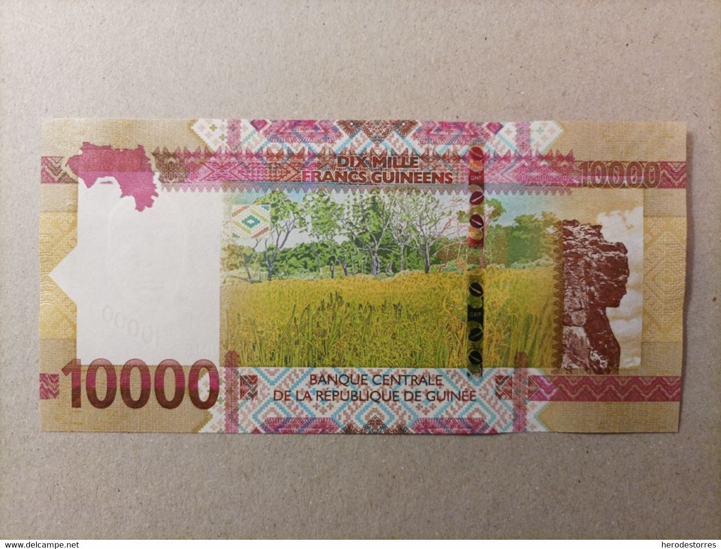 Billete De Guinea De 10000 Francos Guineanos, Año 2018,UNC - Guinée