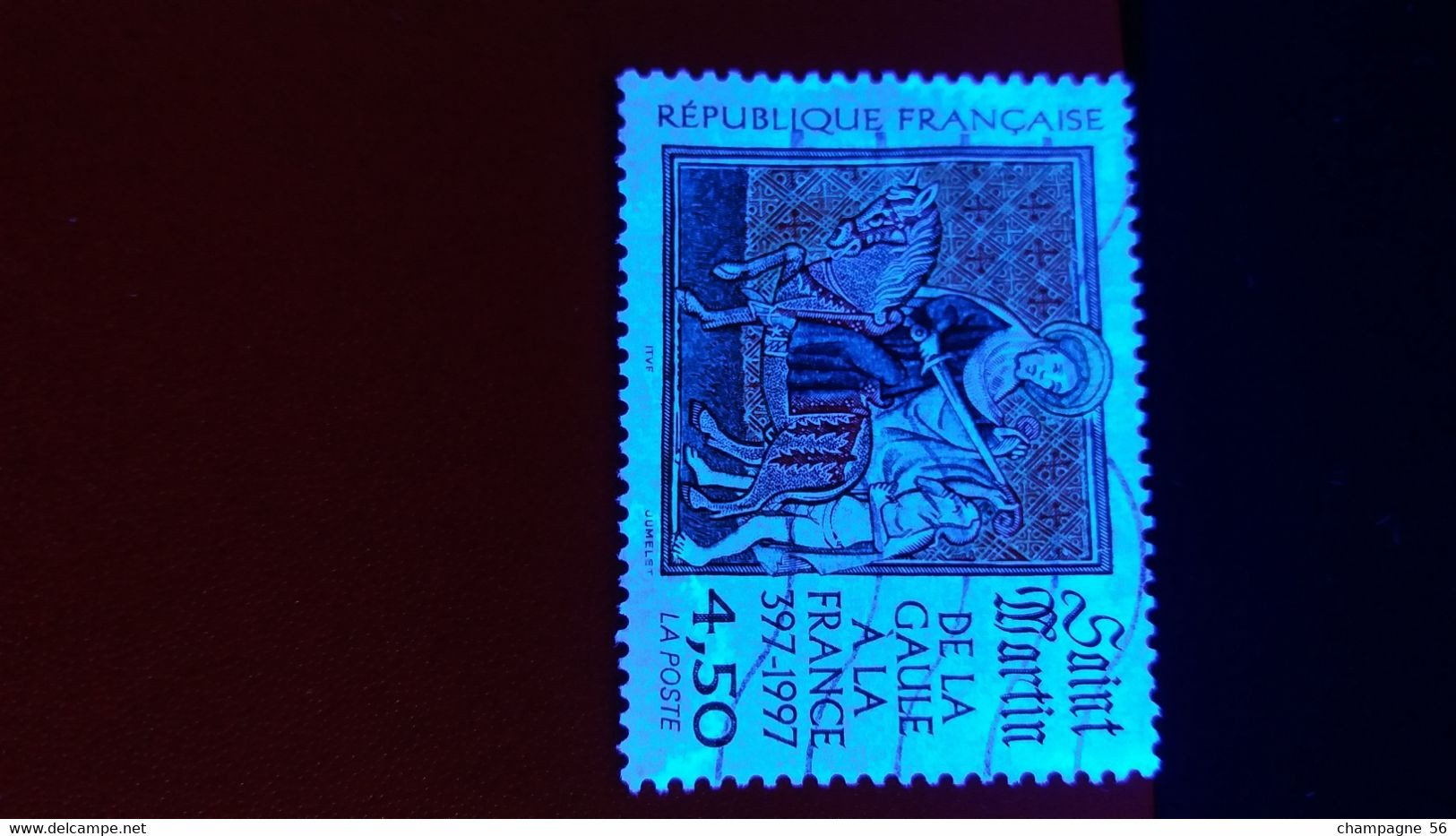 1997  N° 3078   OBLITERE COULEUR VERT DECALER - Used Stamps