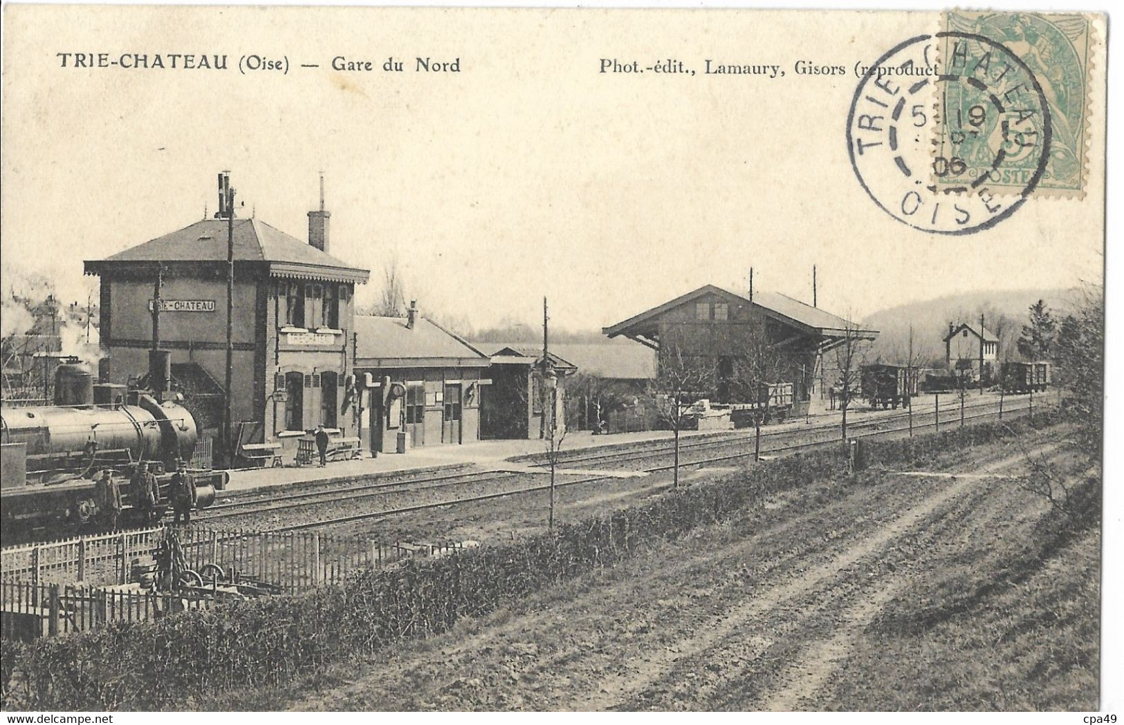 60    TRIE - CHATEAU  GARE  DU  NORD - Otros & Sin Clasificación