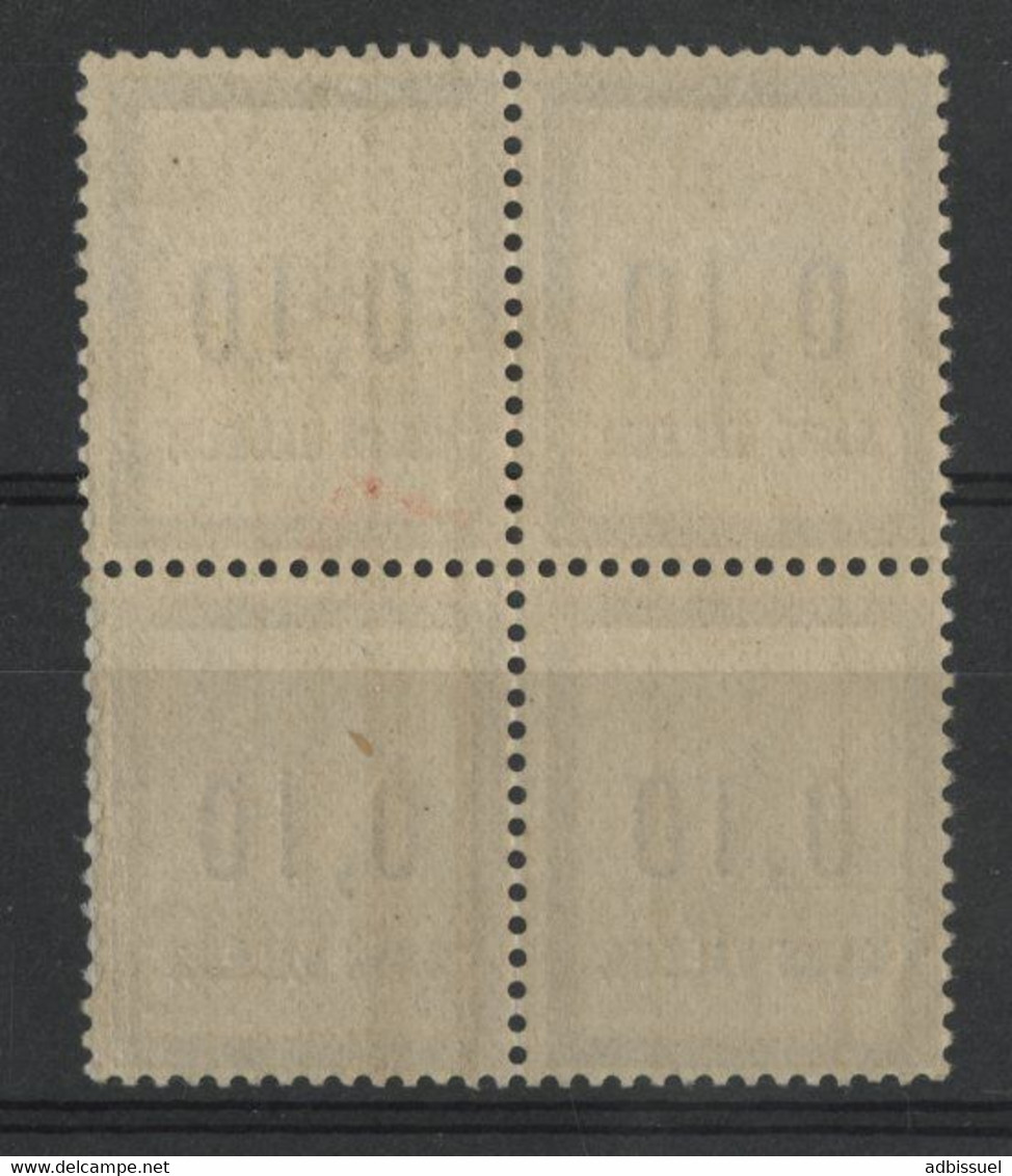 TIMBRE FICTIF 0,1 Violet, Bloc De 4 Cote 216 €, 2 Timbres ** (MNH) Et 2 Timbres * (MH) Voir Description - Phantom