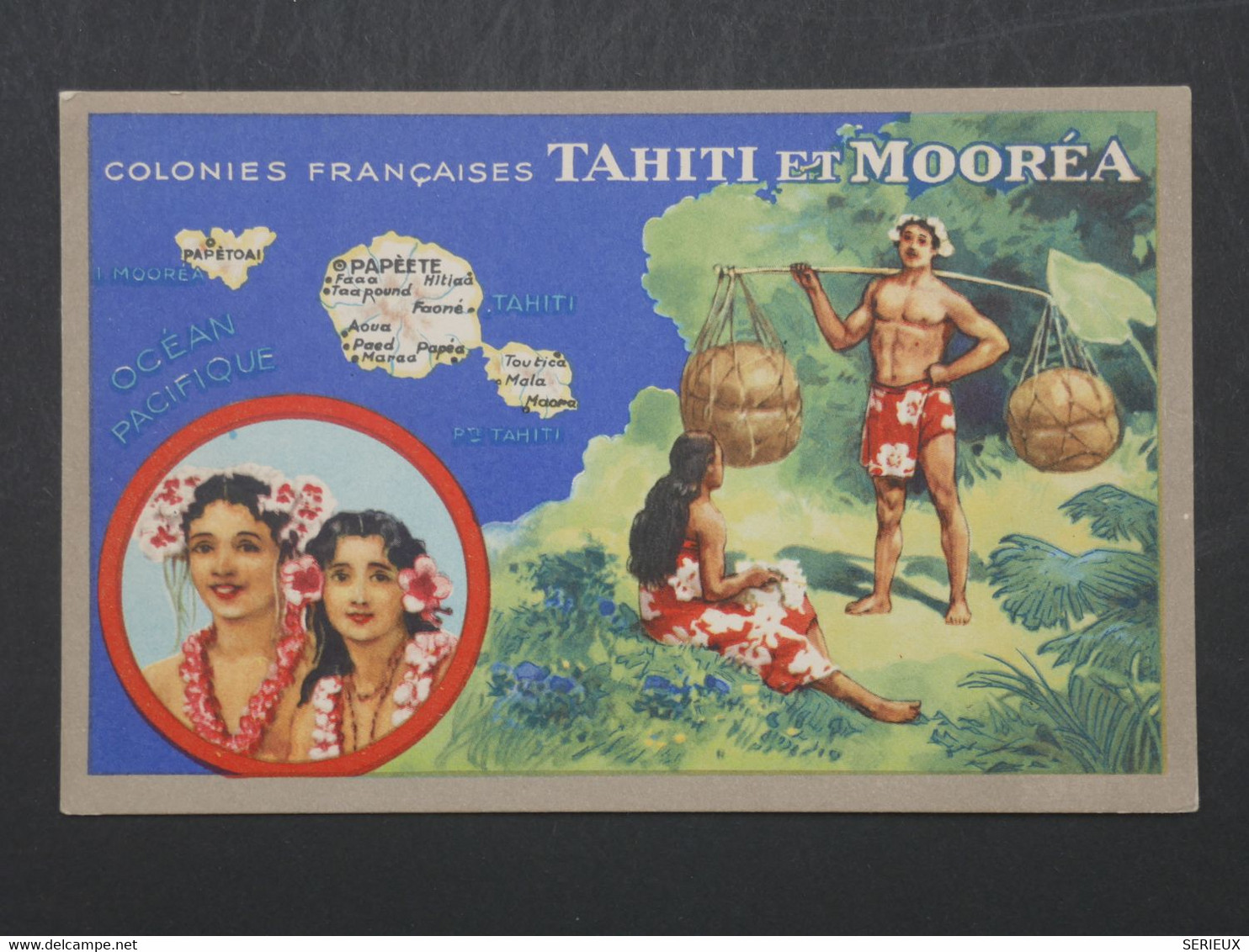 C TAHITI MOOREA  1930   A VOIR - Frans-Polynesië