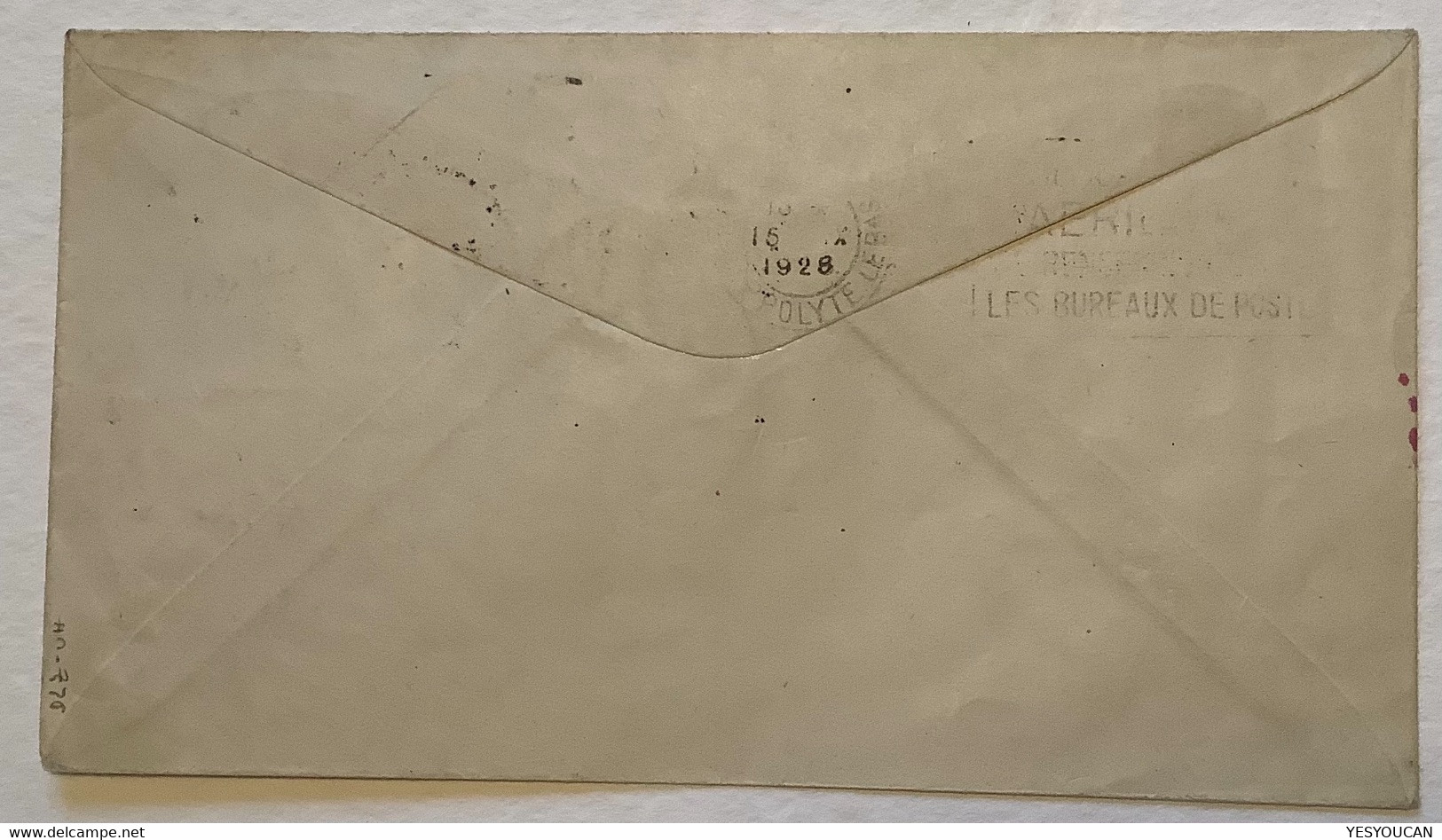 ACCIDENTÉ1928paquebot Ile De France Lettre N.Y USA(Demougeot Poste Aérienne Scilly Isles GB Crash Catapult Airmail Cover - 1927-1959 Covers & Documents
