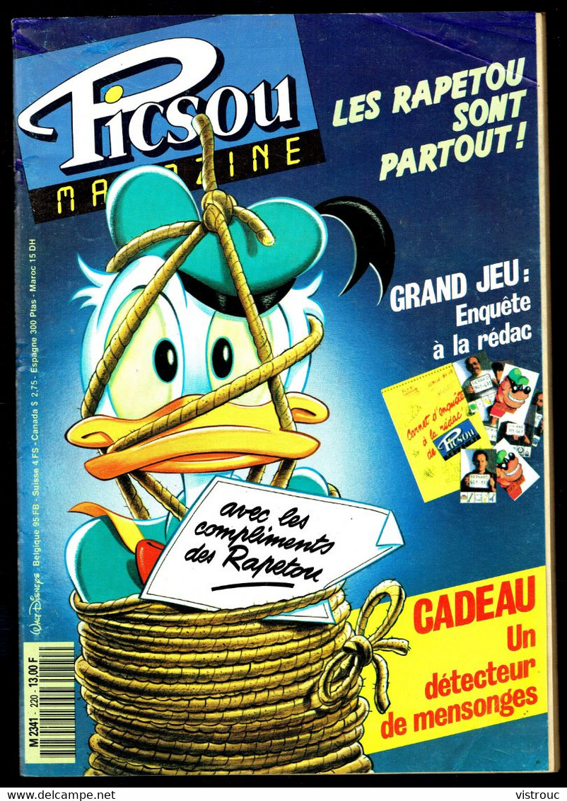 PICSOU Magazine N° 220 - BRODART - 1990. - Picsou Magazine