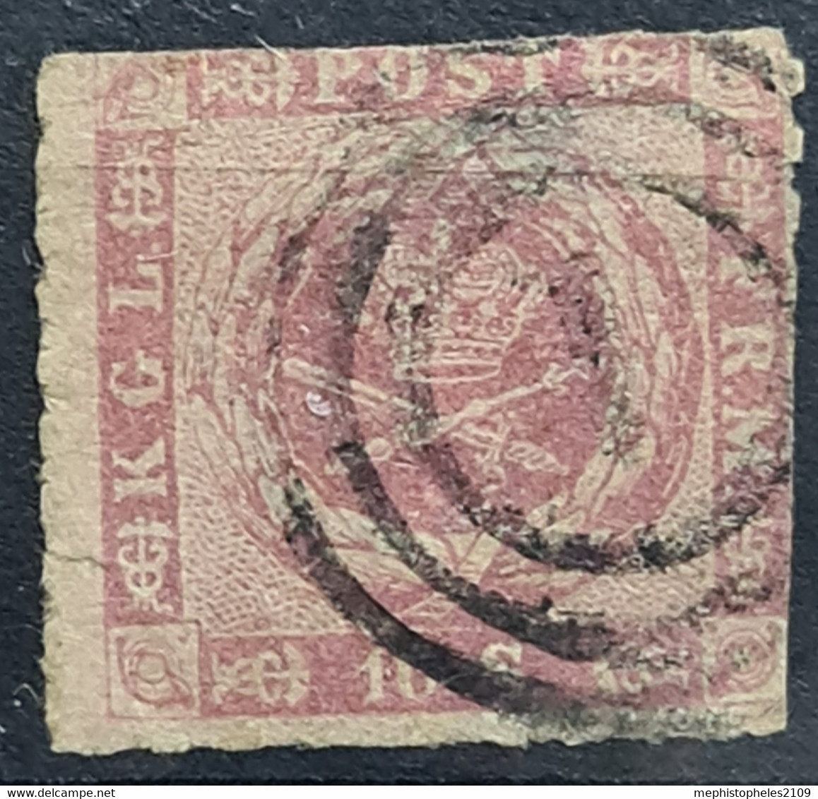 DENMARK 1857 - Canceled - Sc# 6 - Gebraucht