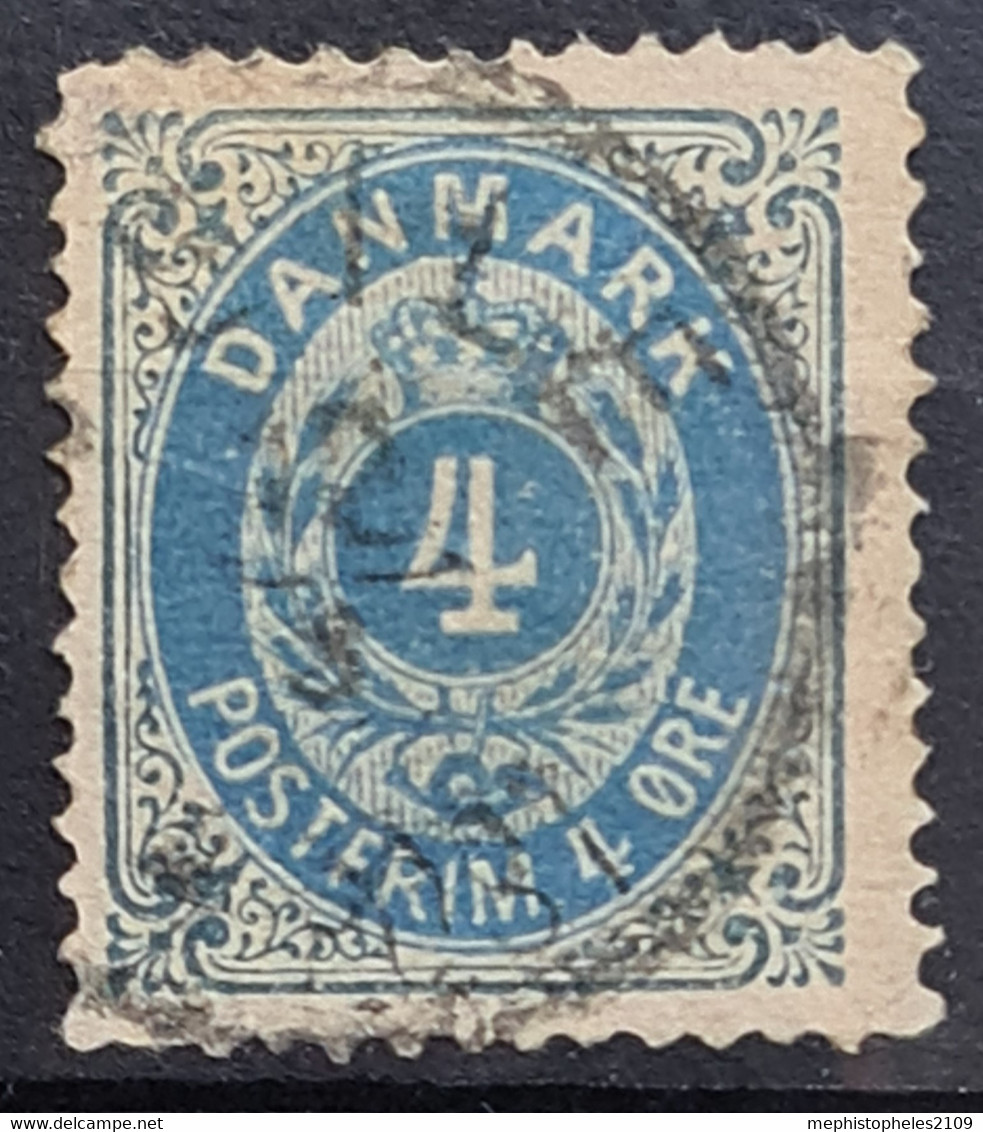 DENMARK 1875 - Canceled - Sc# 26b - Usado