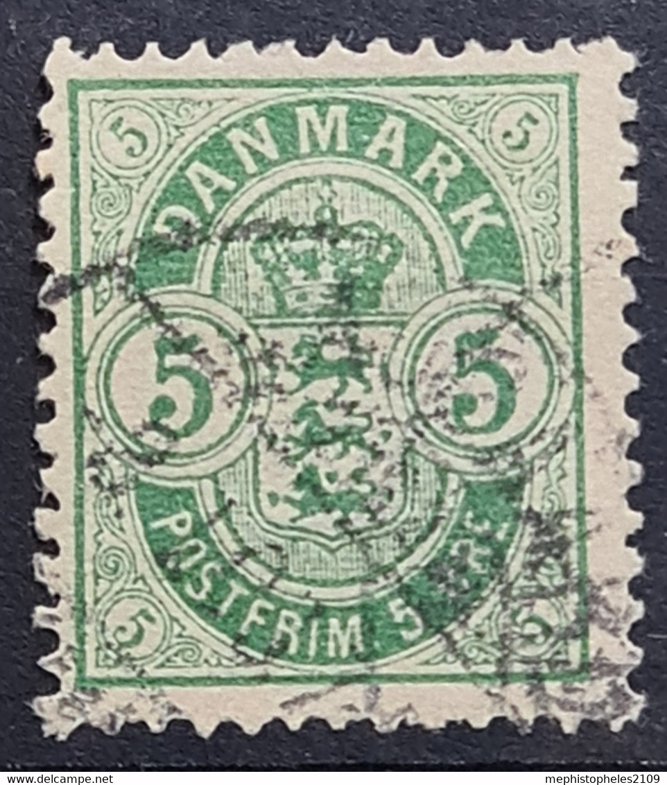 DENMARK 1884 - Canceled - Sc# 38 - Oblitérés