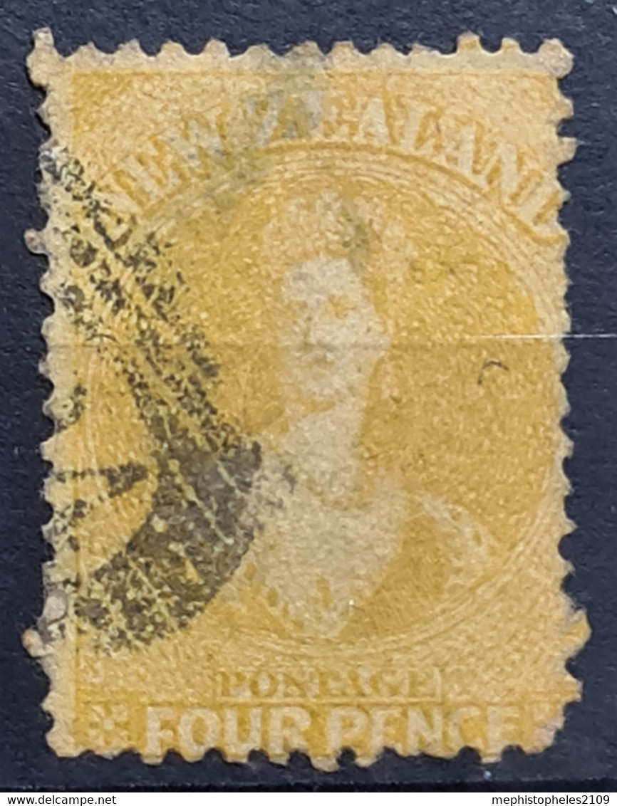 NEW ZEALAND 1864 - Canceled - Sc# 35a - Used Stamps