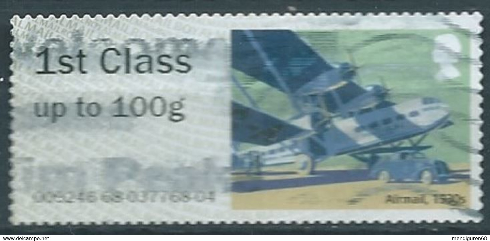 GROSBRITANNIEN GRANDE BRETAGNE GB 2016 POST&GO HERITAGE TRANSPORT: AIRMAIL 1930S FC Up To 100g SG FS155 MI AT107 YT D106 - Post & Go Stamps