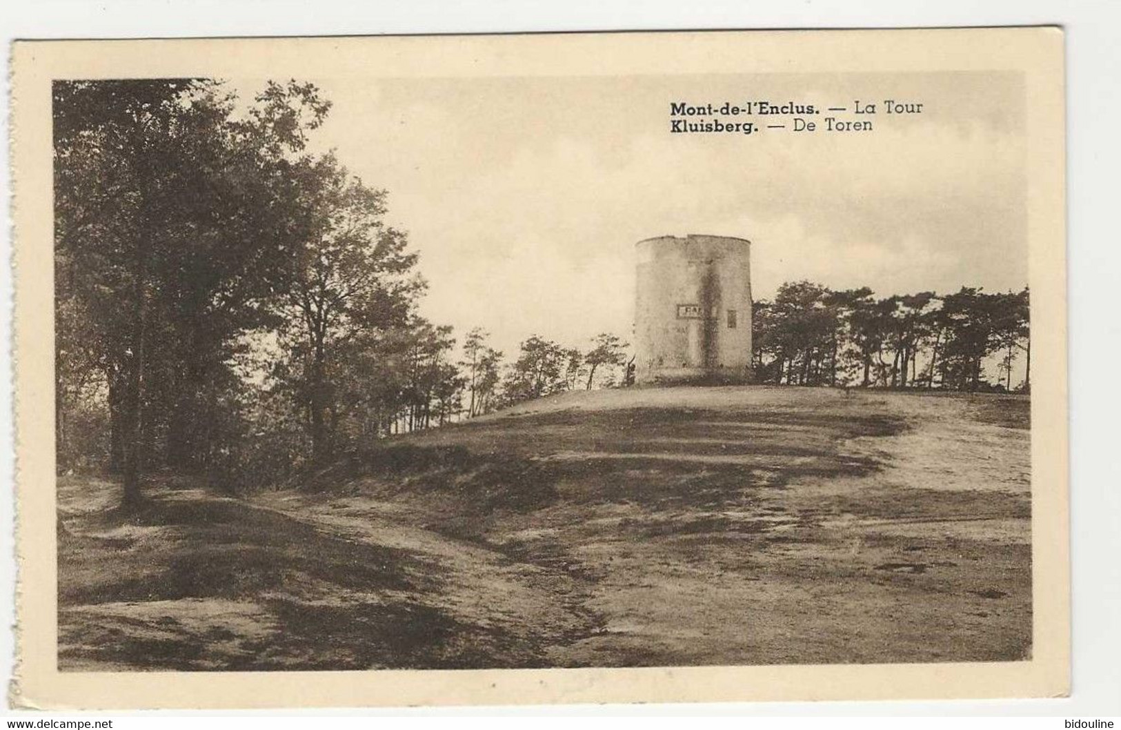 CPA- MONT DE L'ENCLUS-KLUISBERG " La Tour De Torren " - Kluisbergen