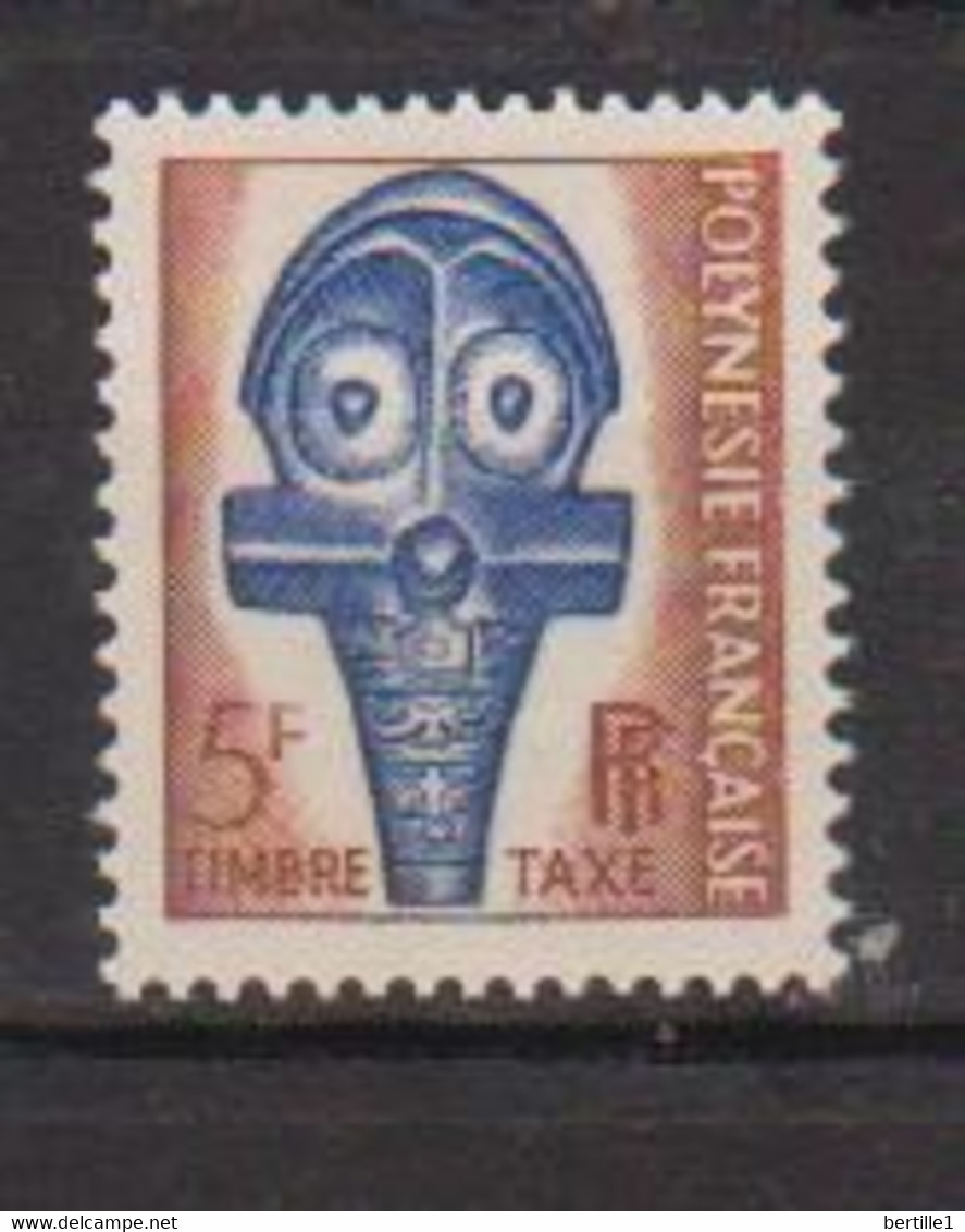 POLYNESIE       N°  YVERT  TAXE 3  NEUF AVEC CHARNIERES      ( CHARN  05 / 41 ) - Portomarken