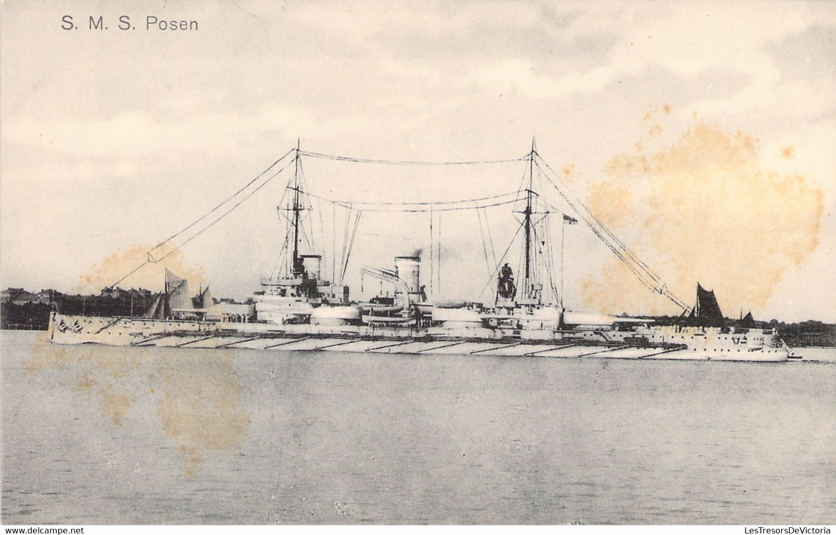 CPA - TRANSPORT - Bâteau - SMS Posen - Steamers