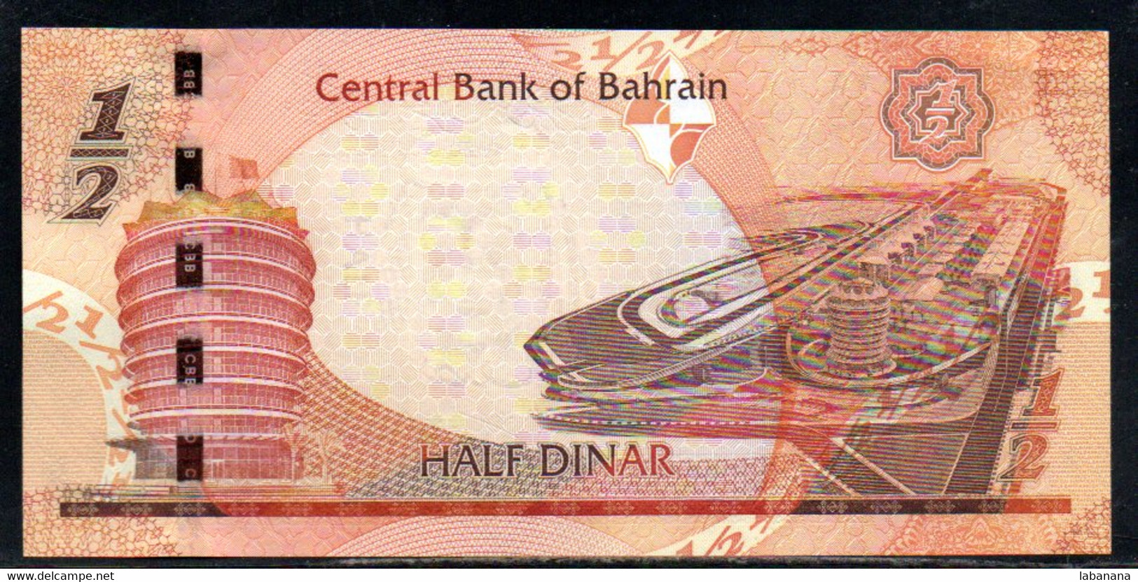 659-Bahrain 1/2 Dinar 2006 - 427 - Bahrein