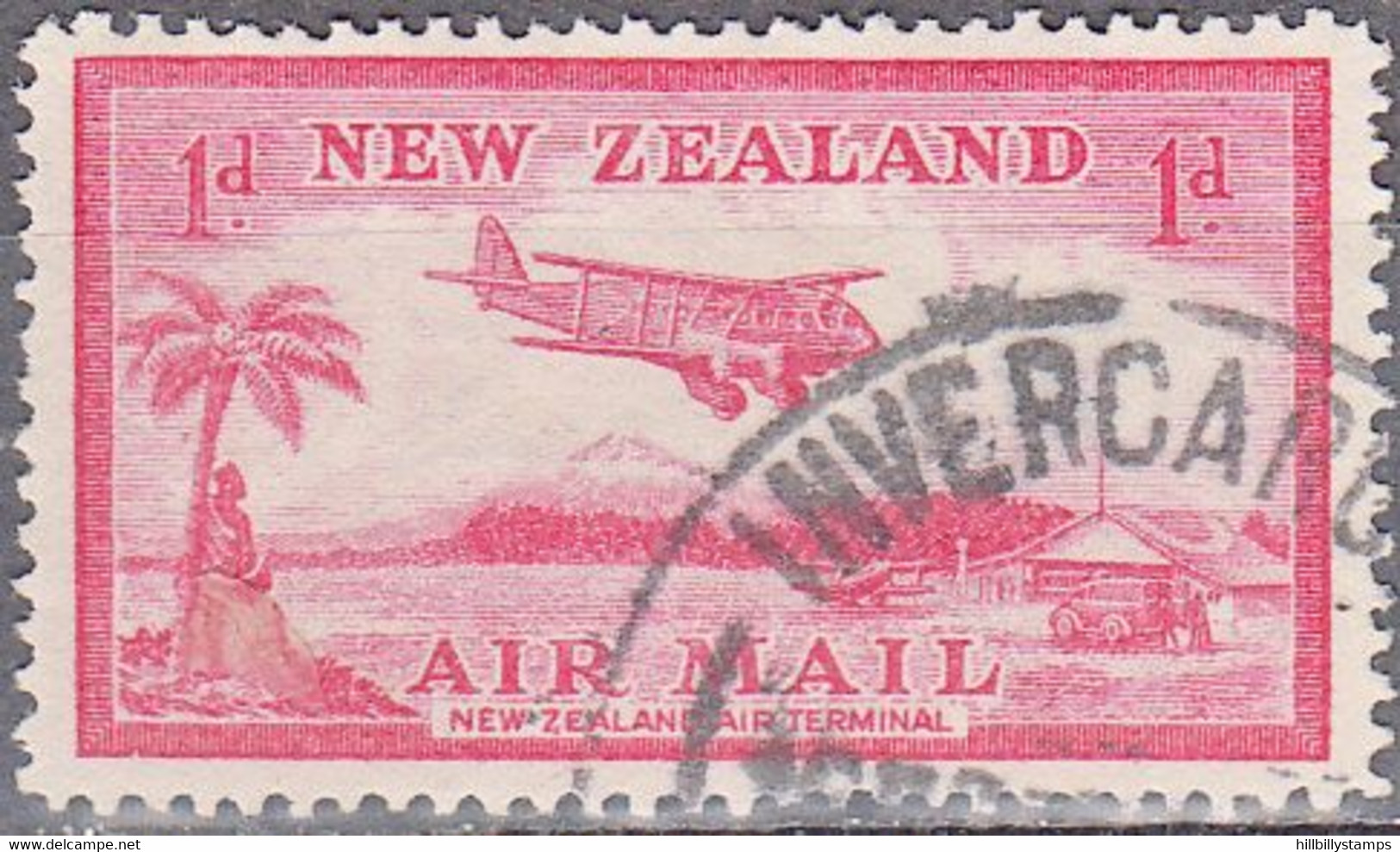 NEW ZEALAND  SCOTT NO C6  USED  YEAR  1941 - Luftpost