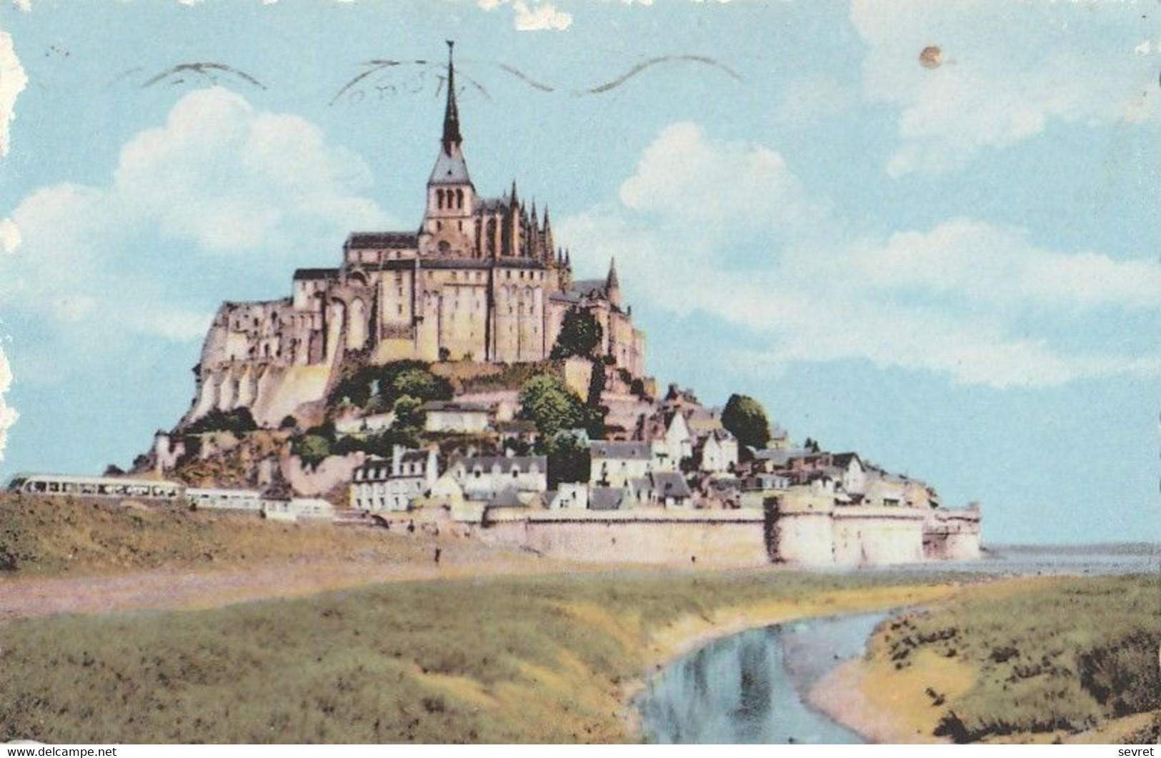 LE MONT ST-MICHEL Et Le Couesnon. CPSM 9x14 - Le Mont Saint Michel