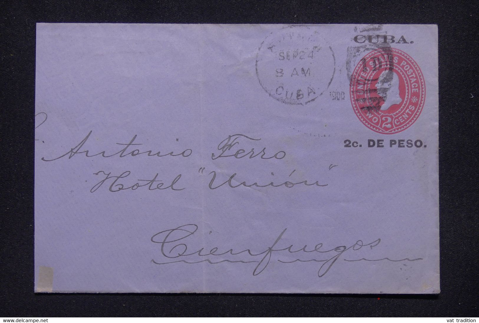 ETATS UNIS / CUBA - Entier Postal  Pour Cienfuegos En 1900 - L 135148 - Kuba