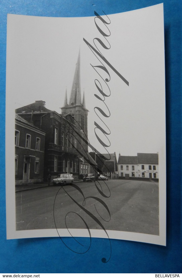 Pommeroeul - L'Eglise St. Vierge Foto-Photo Prive, Pris 03/07/1975 X 2 Pc. - Bernissart