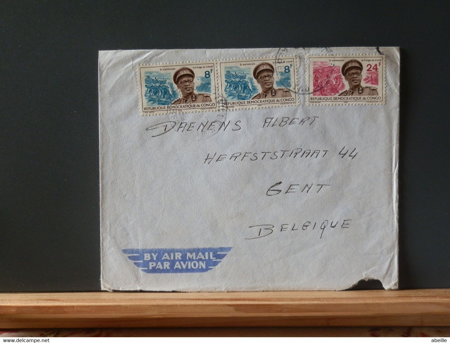 101/444 LETTRE CONGO POUR LA BELG. - Lettres & Documents