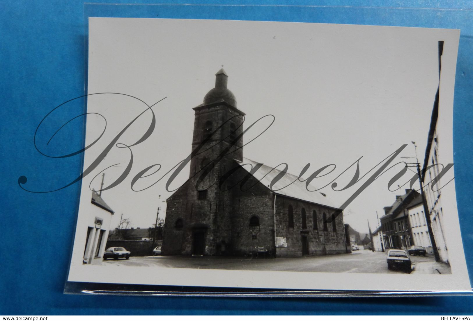 Stambruges Eglise St Servais. Foto-Photo,pris 11/04/1987 - Beloeil