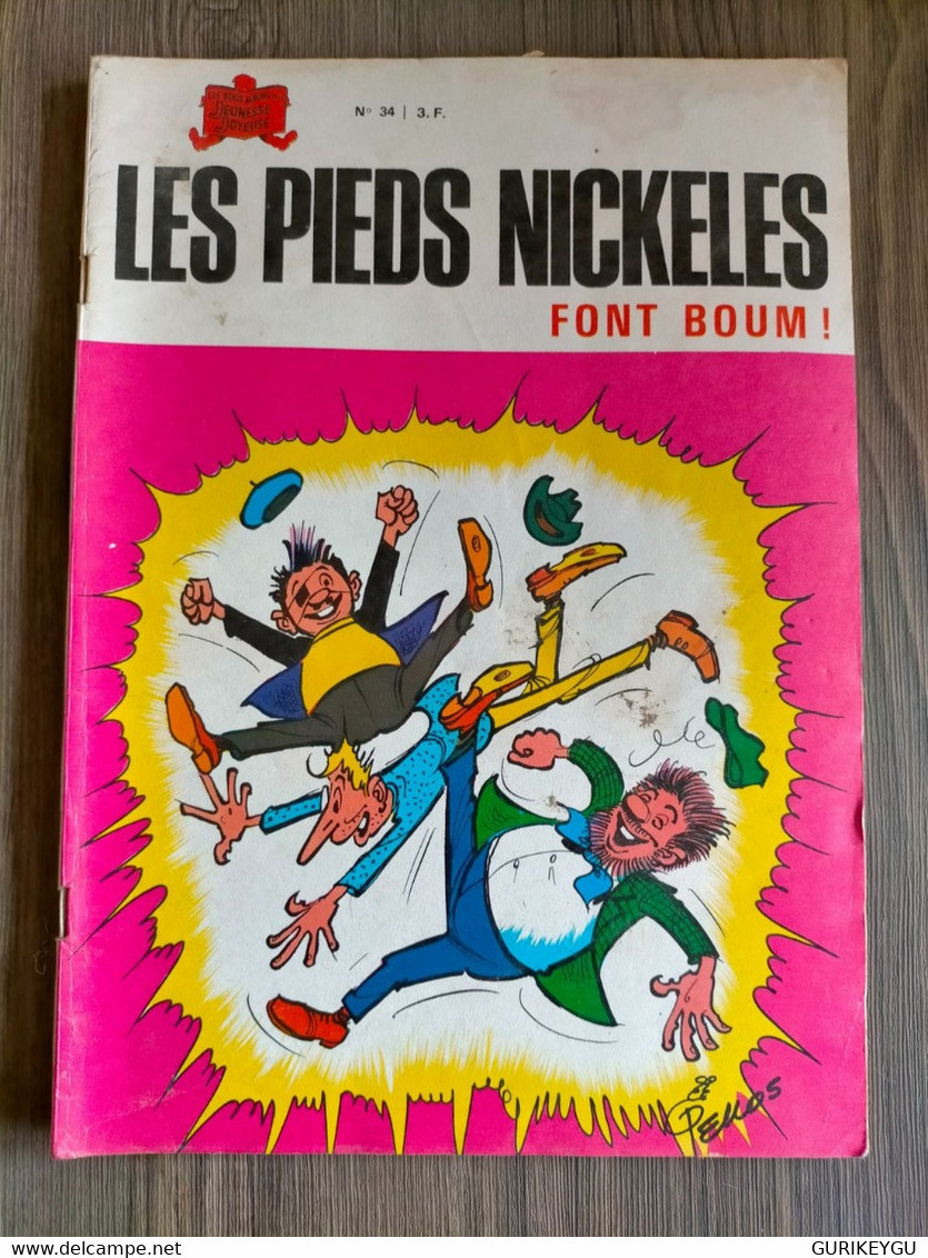 LES PIEDS NICKELES N° 34  FONT BOUM  Jeunesse Joyeuse  PELLOS  De 1975 - Pif & Hercule