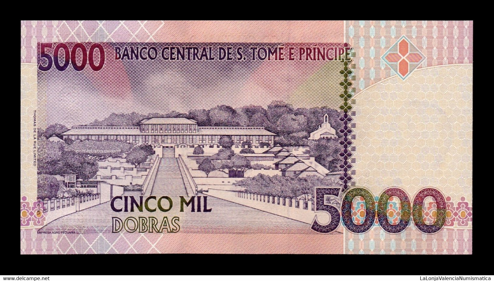 Santo Tome Y Príncipe 5000 Dobras 1996 Pick 65a SC UNC - Sao Tome And Principe