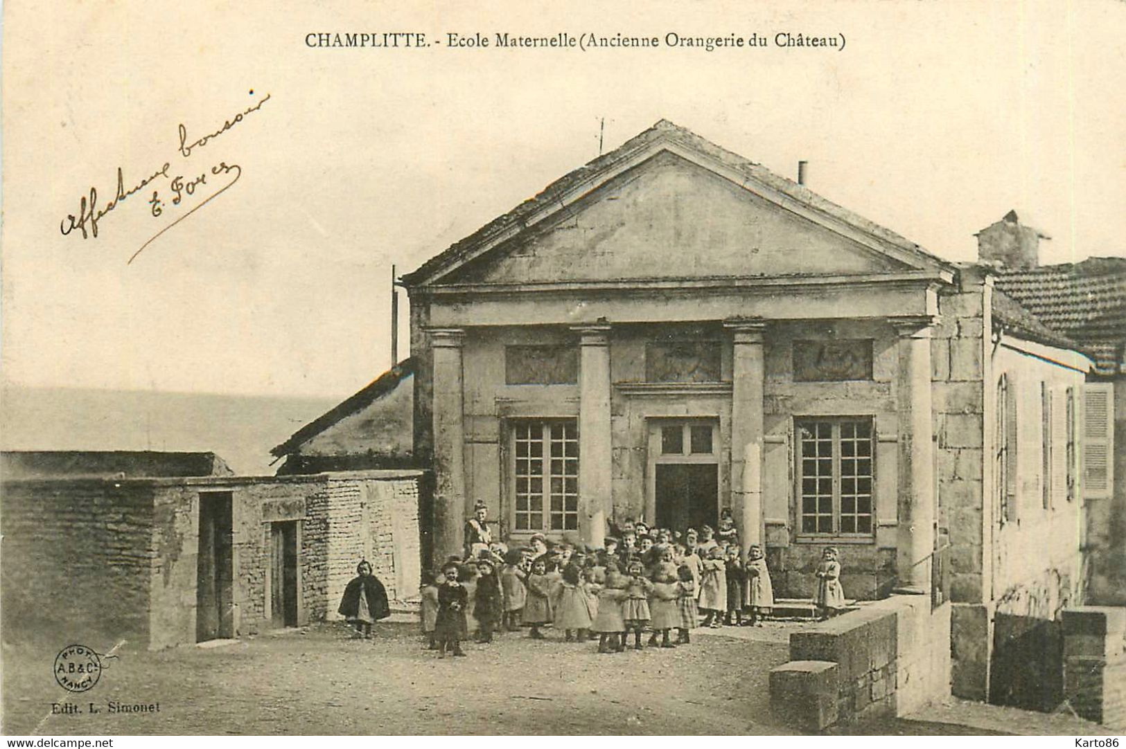 Champlitte * La Cour De L'école Maternelle * Ancienne Orangerie Du Château * Classe Enfants - Champlitte