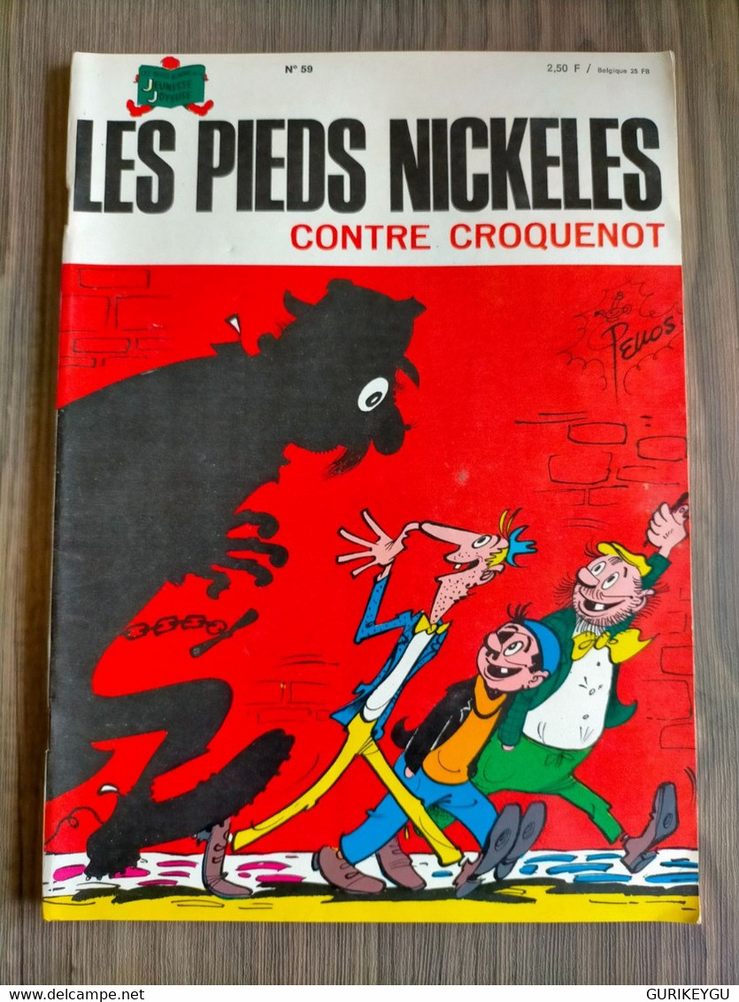 LES PIEDS NICKELES N° 59  Jeunesse Joyeuse  PELLOS  De 1974 - Pieds Nickelés, Les