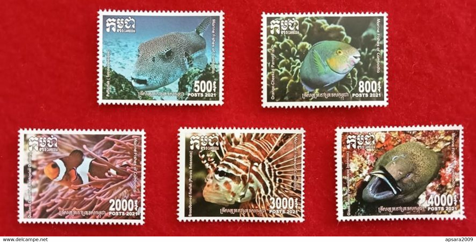 CAMBODGE / CAMBODIA/ Marine Fishes Of Cambodia 2021. - Cambodge