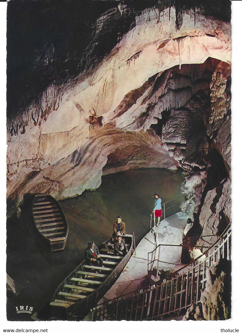 Grotte De Remouchamps (Aywaille)+/-1970-Le Rubicon-Barques Sur La Rivière à L'intérieur Des Grottes-animée - Aywaille