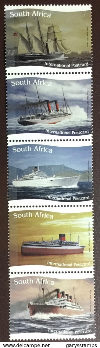 South Africa 2007 Ships Of The Union Castle Line MNH - Ongebruikt