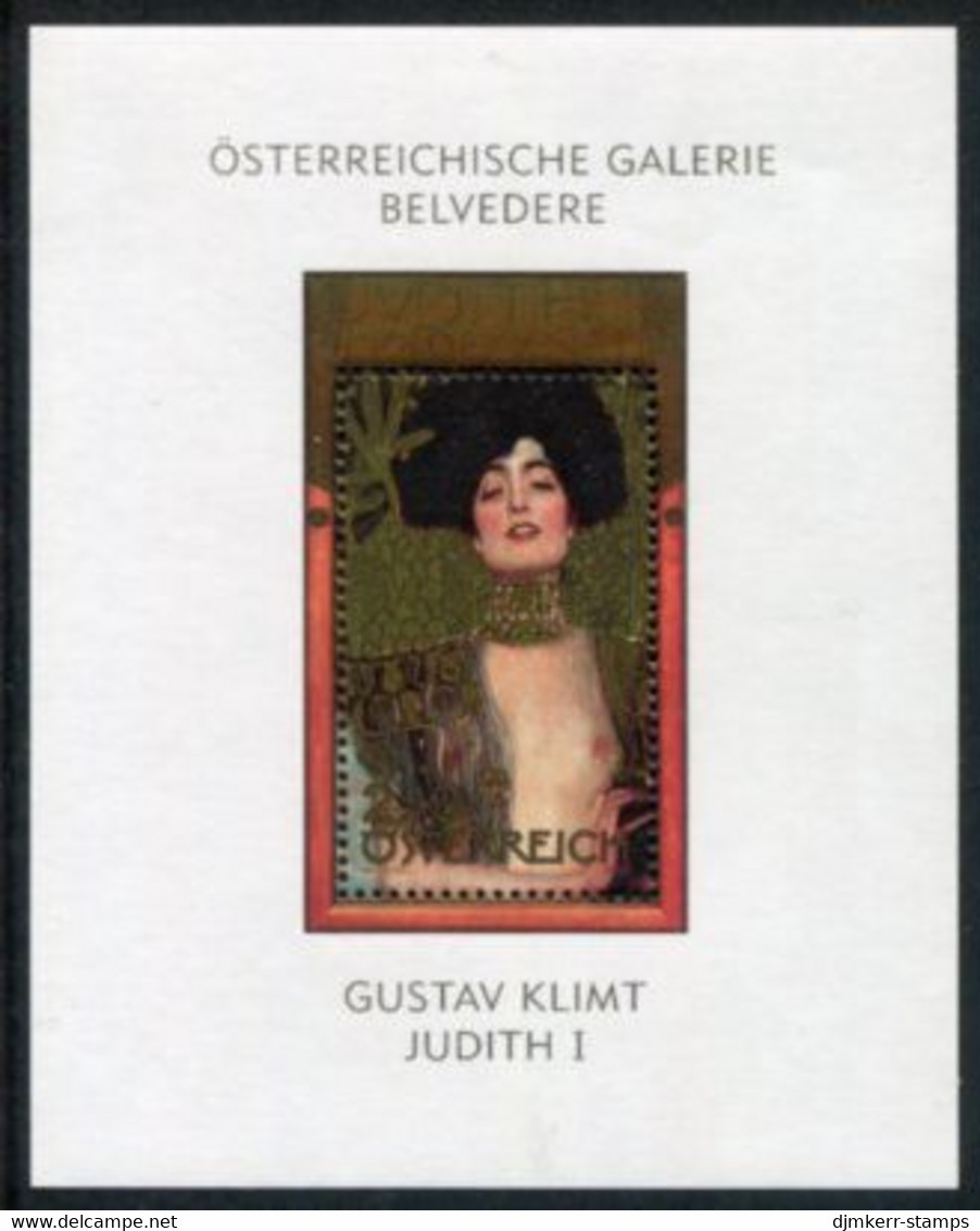 AUSTRIA 2003.Klimt Painting Block MNH / **.  Michel Block 22 - Neufs