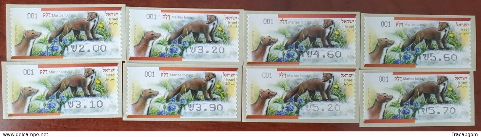 Israel 2014 Labels - Unused Stamps (without Tabs)