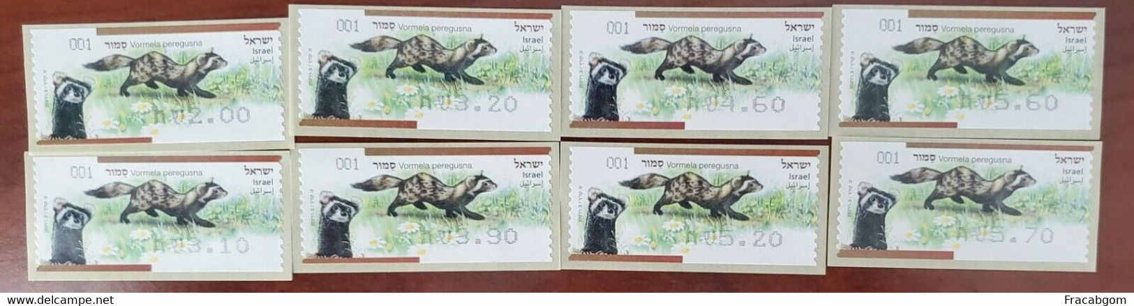 Israel 2014 Labels - Unused Stamps (without Tabs)